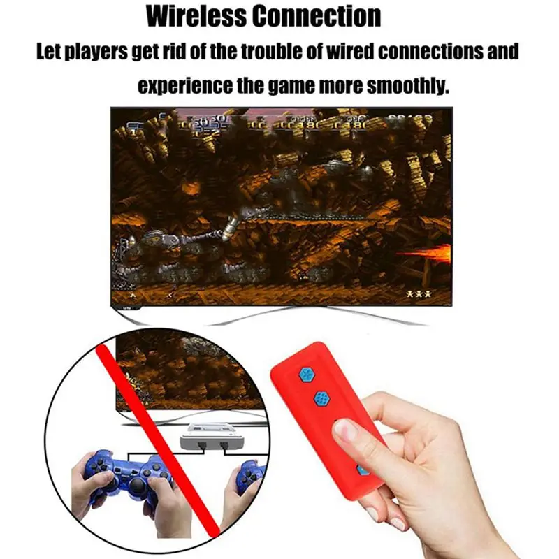 2 шт. портативный беспроводной адаптер для игрового контроллера Nintendo Switch a &