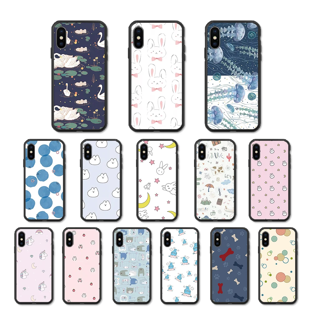 Силиконовый чехол для Xiaomi redmi note 8t 8a 8 pro s 7 6 5 a k20 задняя крышка coque 7a 6a с милым