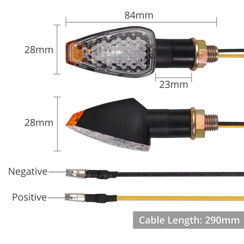 Justech 4x 14LED указатель поворота лампа с желтым светом 12V e помечено Универсальный
