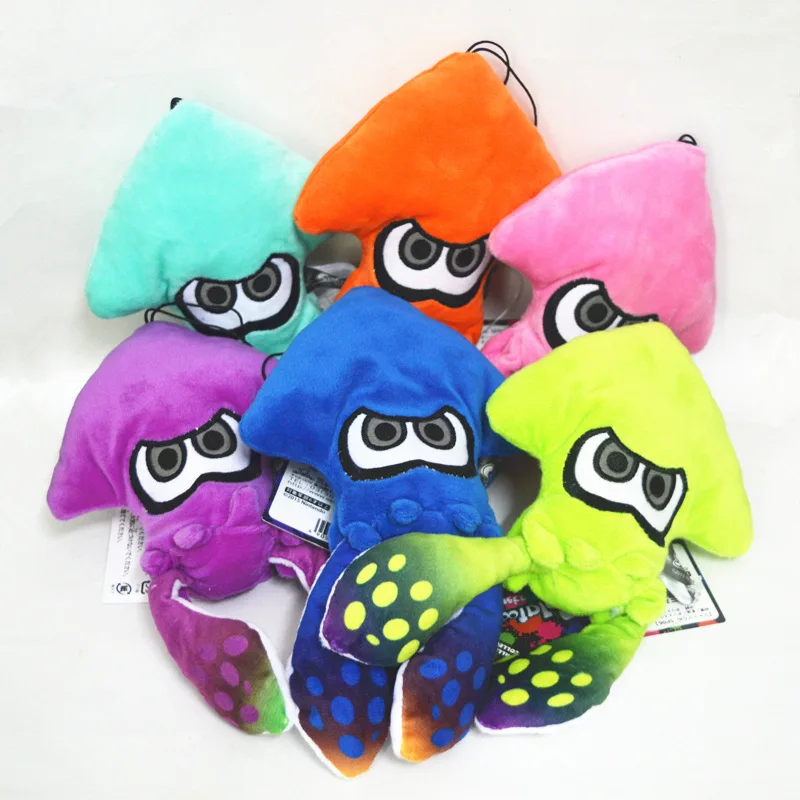 6 Цвета 10 'ཕ см Splatoon Инклинги плюшевый кальмар игрушки куклы для Детский