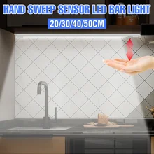 5V смарт ручная развертка Индукционная лампа светодиодный шкаф
