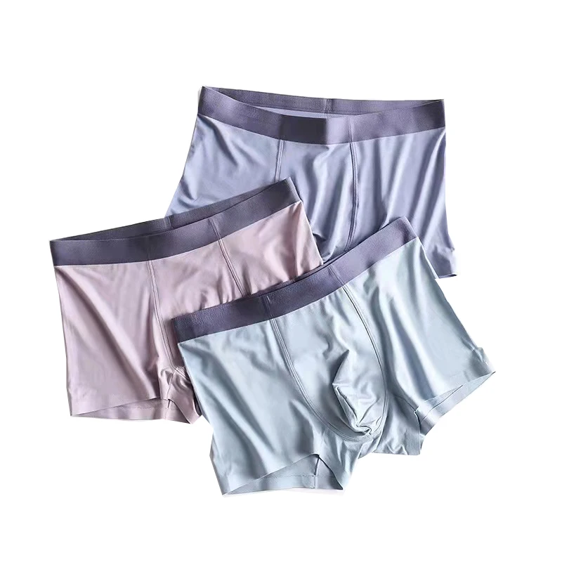 

Нижнее белье мужское из модала, бесшовное нижнее белье со средней талией, расчесанное нижнее белье, большие размеры