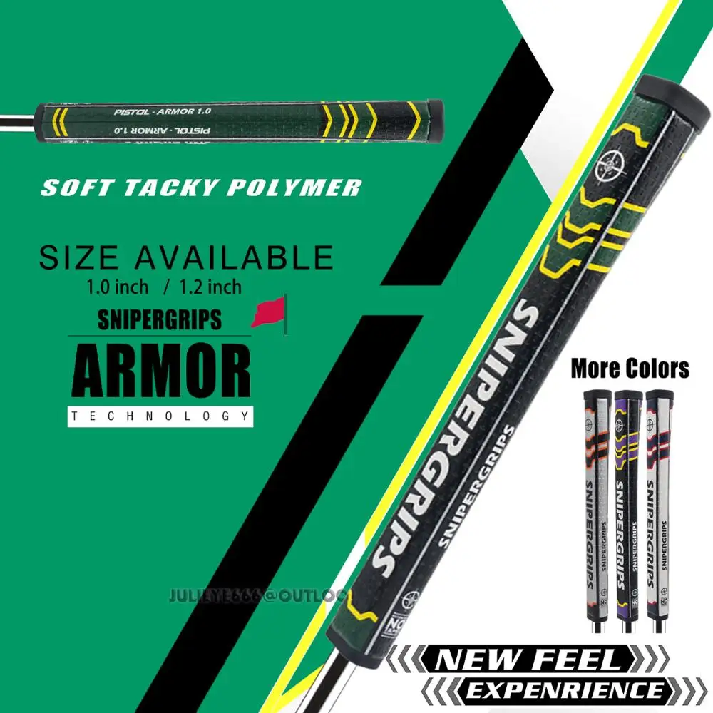 

Golf Putter Grips Pistol Armor Style Size 1.0/1.2 Golf Club PU Grip For Putter 4 Colors