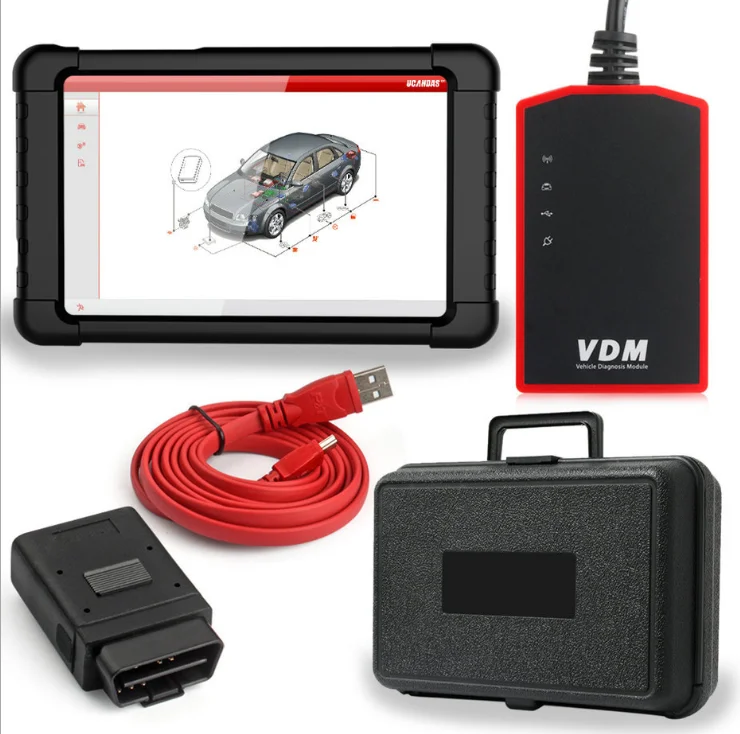 UCANDAS VDM WiFi полная система OBDII Автомобильный сканер неисправностей автомобильный