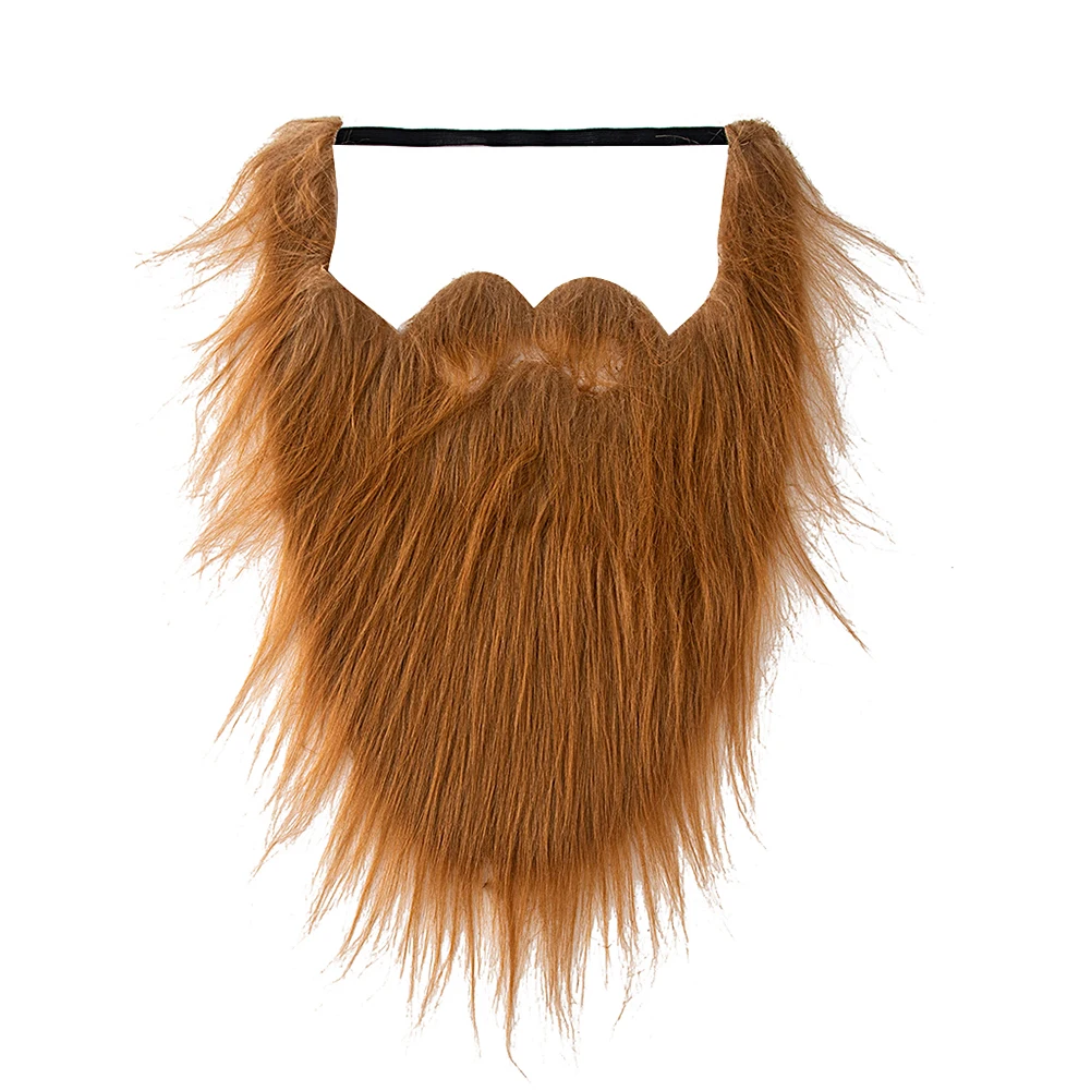 Забавная поддельная борода для вечевечерние искусственные волосы лица косплей