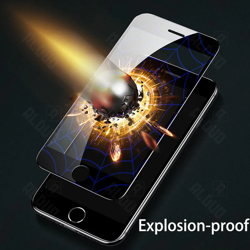 Закаленное стекло для apple iphone se 2020 черное Защитное экрана iPhone 12 Pro Max SE 2 6 6s 7 8 plus