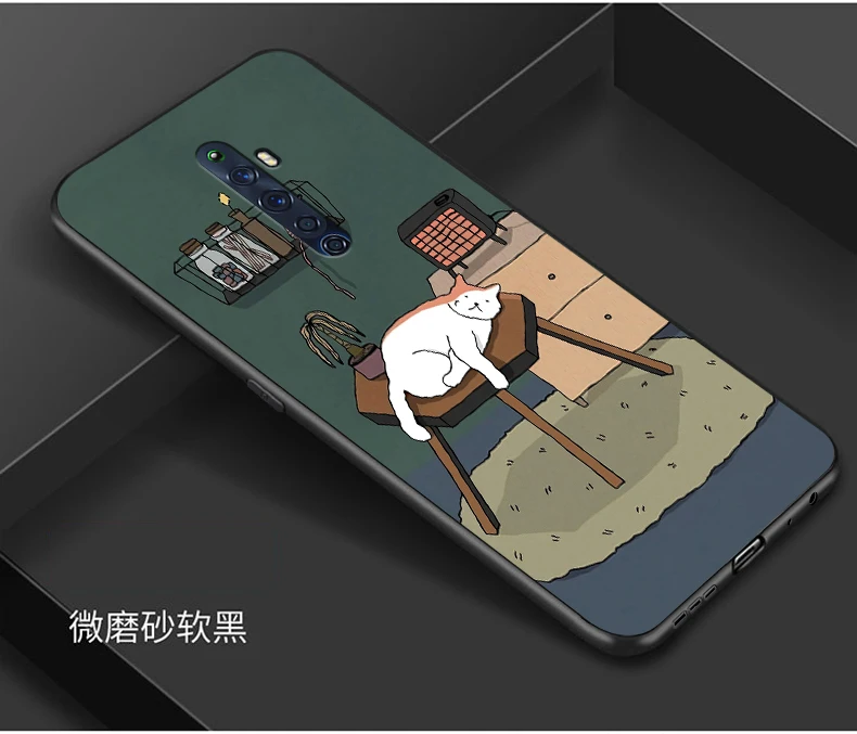 Для OPPO Reno2 Z чехол милый мультяшный Мягкий силиконовый чехол для OPPO Reno 2Z 2 Z чехол для телефона s черный бампер Капа для OPPO Reno2Z - Цвет: 31