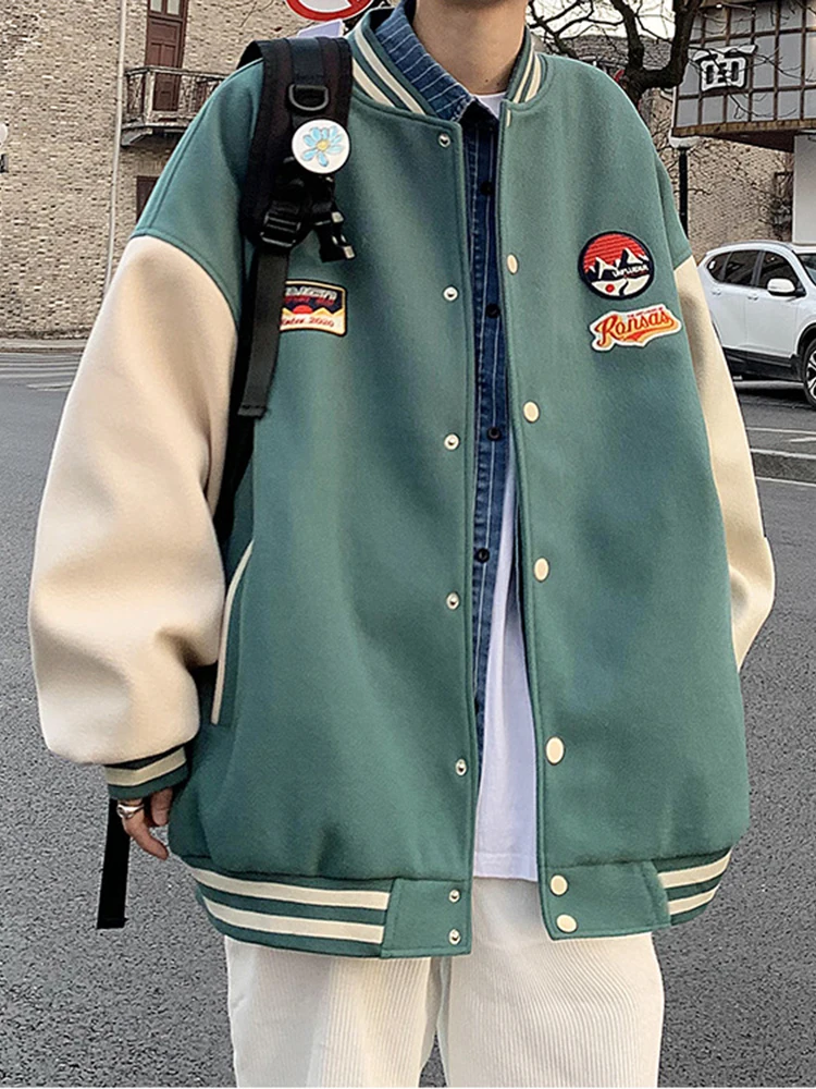 Новая бейсбольная Униформа с популярным логотипом свободная куртка на весну и