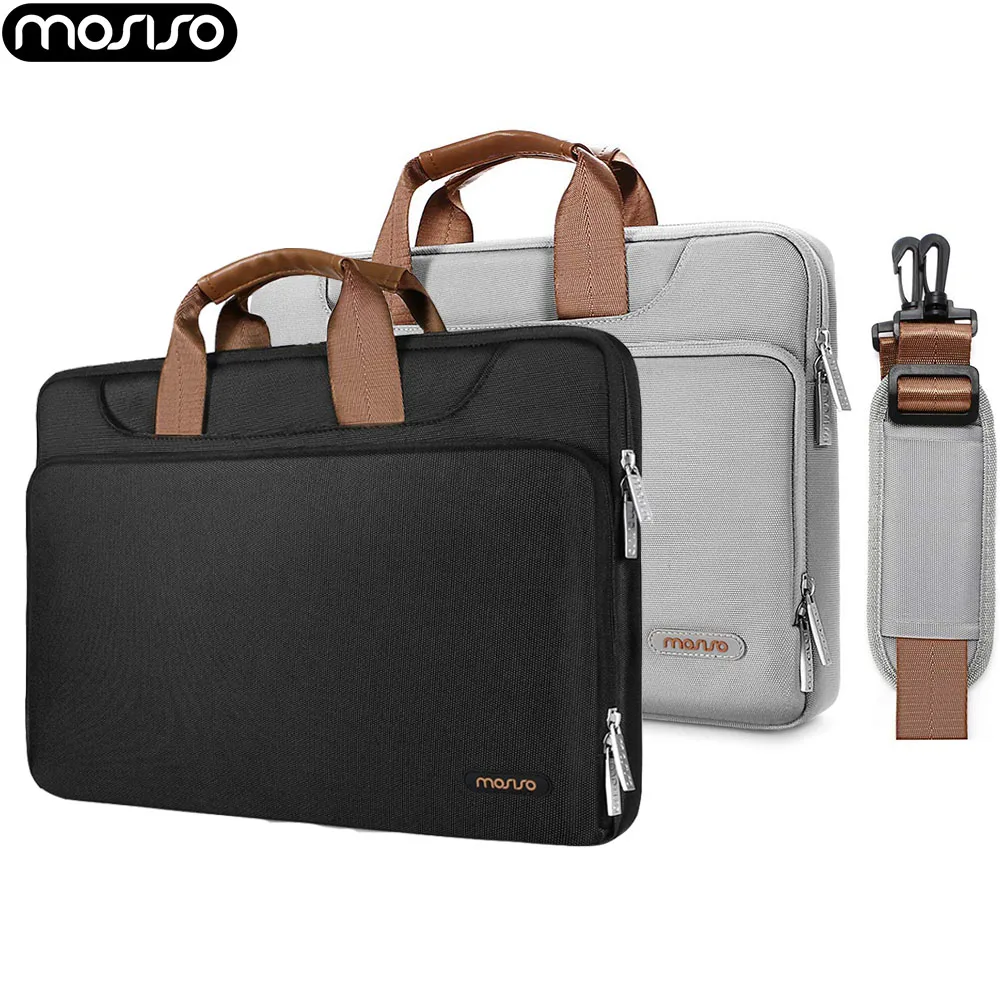 MOSISO Laptoptas 13 3 15 6 дюймов ударопрочный ремень сумка для Macbook Dell Acer HP защита