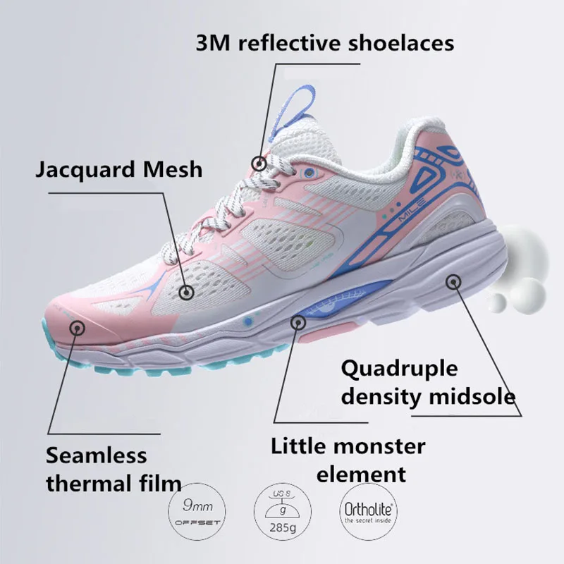BMAI 42KM Professional Light Sneakers 2020 New Outdoor Marathon Running Shoes Women Brand Cushioning Non-slip Sports Shoes Woman