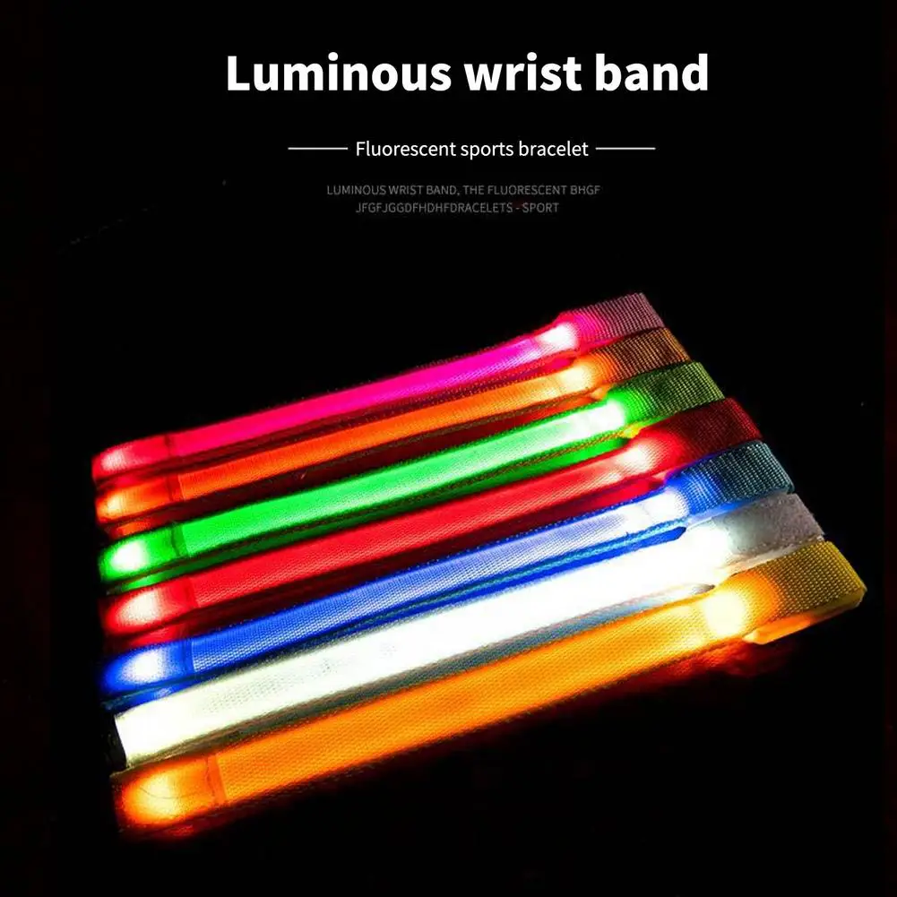 

Sports Multi-color Luminous Bracelet LED Arm Night Light Ring Sports Wristbands For Outdoor Activities Festival Party
