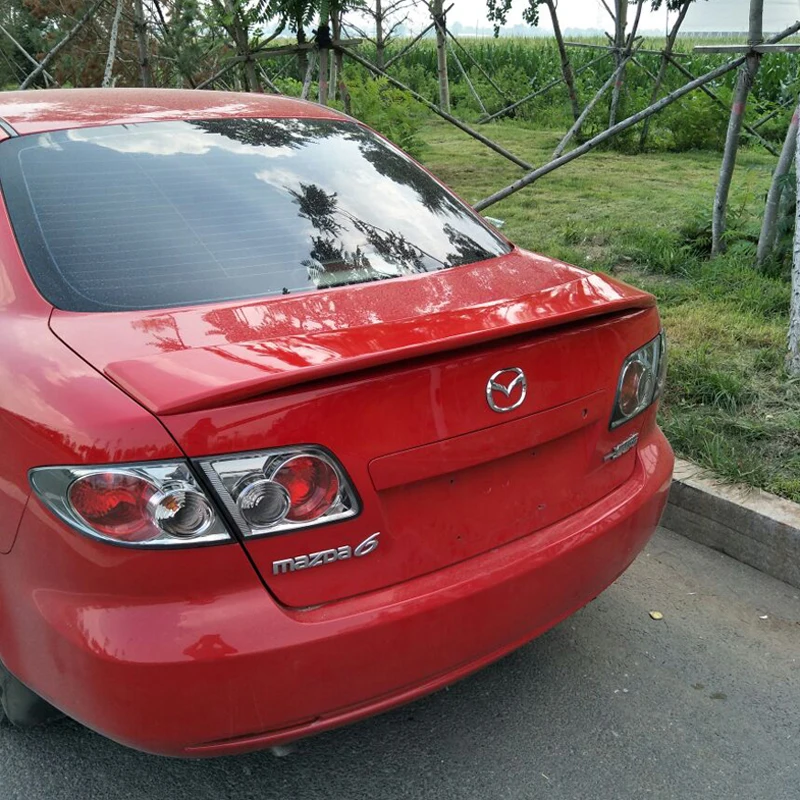 Задний спойлер из АБС пластика для Mazda 6 2006 2014|rear spoiler|car rear wingrear wing |
