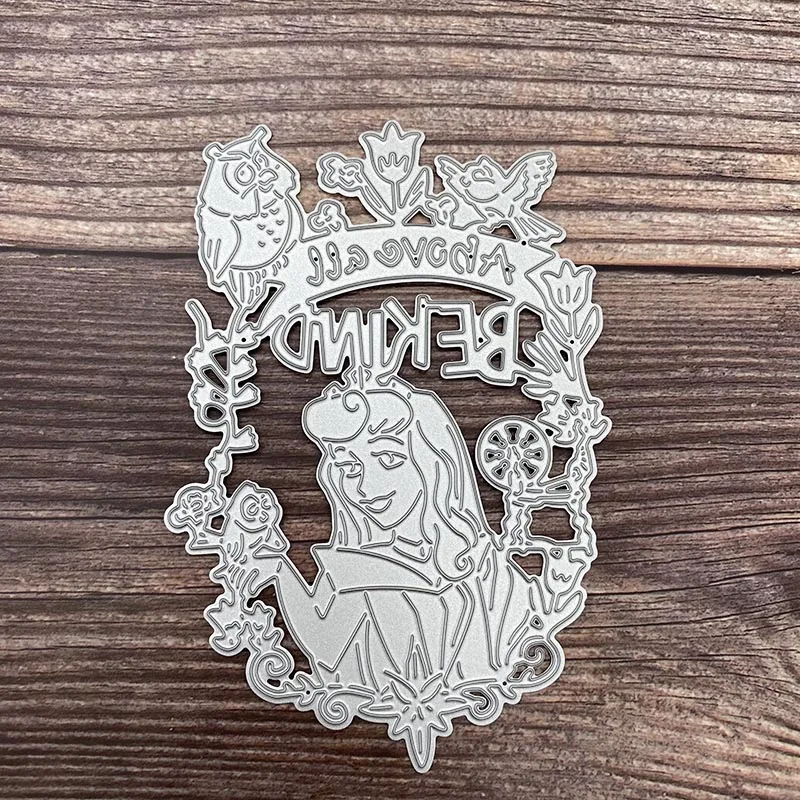 

Металлический Трафаретный вырубной штамп Трафареты Кинг-Красота для штамп для скрапбукинга/фотоальбом декоративное тиснение "сделай сам" ...