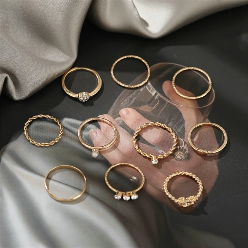 Креативное модное индивидуальное кольцо из сплава Женское прохладное ветровое