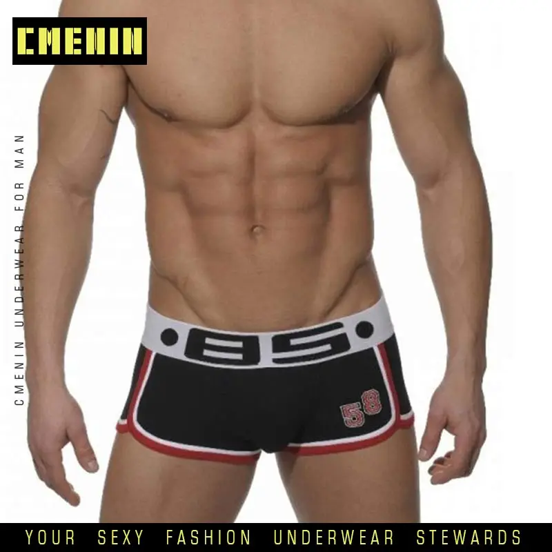 Брендовое женское сексуальное мужское нижнее белье мужские шорты с выпуклым