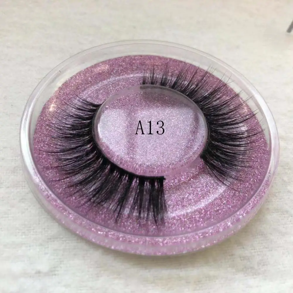 

Cilios Naturais Fashion Wispy Makeup Beauty 3D Synthetic Hair False Eyelashes Natural/Thick Long Eye Lashes