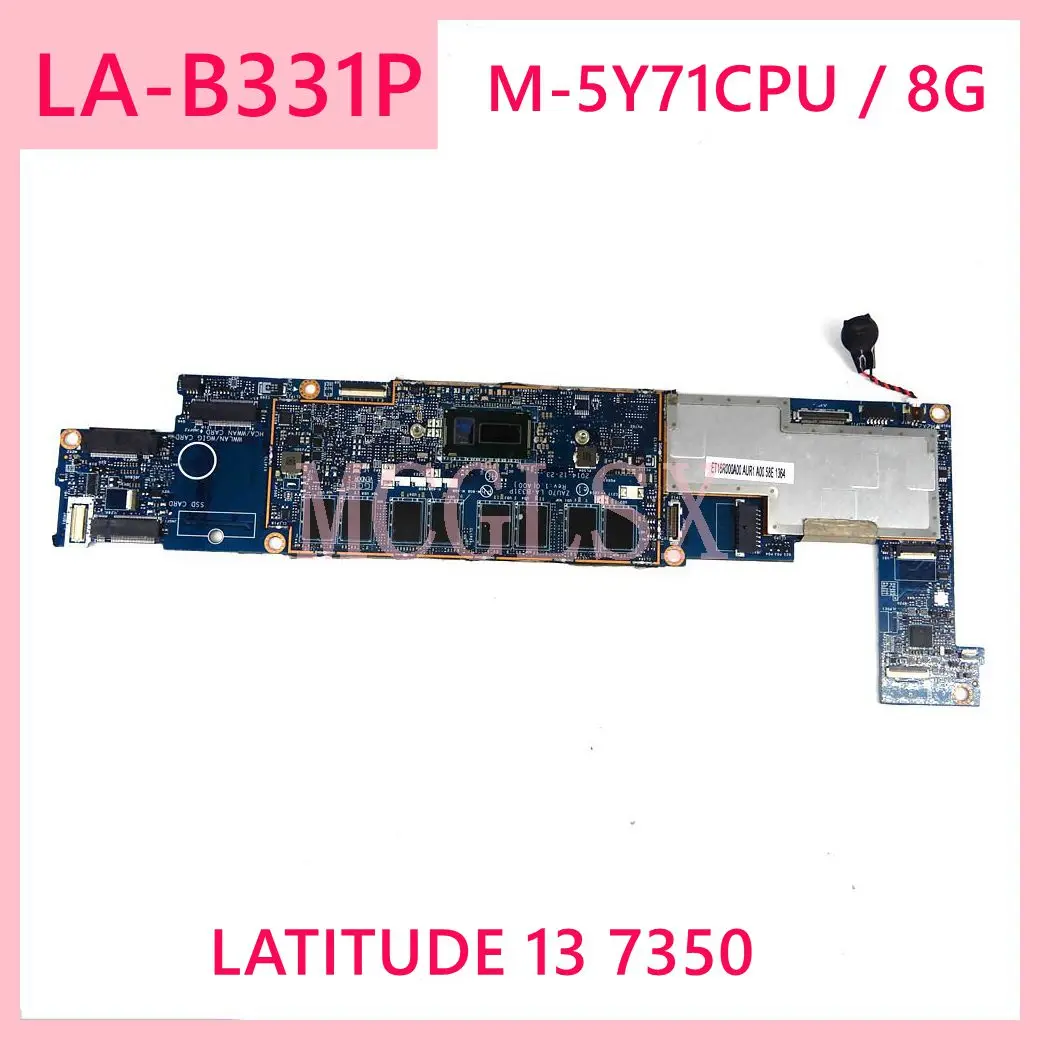 CN-0TRWNX для ноутбука LATITUDE 13 7350 материнская плата с LA-B331P CPU 8GB RAM TRWNX работает идеально