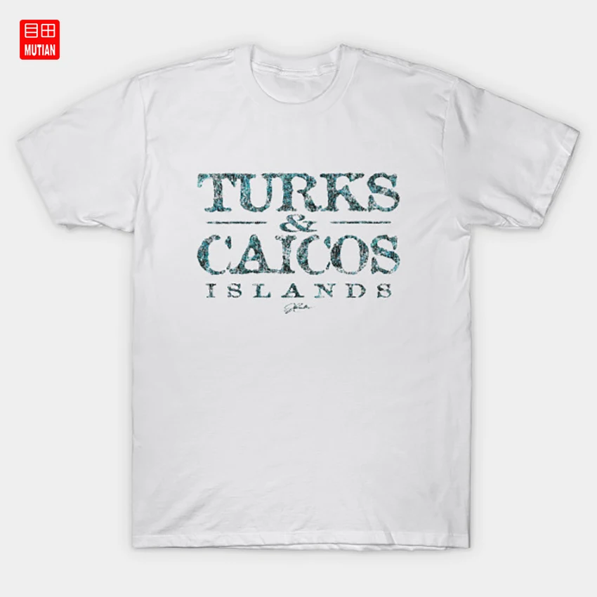 Острова Теркс и Кайкос планшетом загара для плавания|Мужские футболки| |