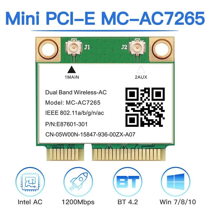 Wi-Fi 6E для AX210 Mini PCI-E 5374 Мбит/с 802.11AX | Компьютеры и офис
