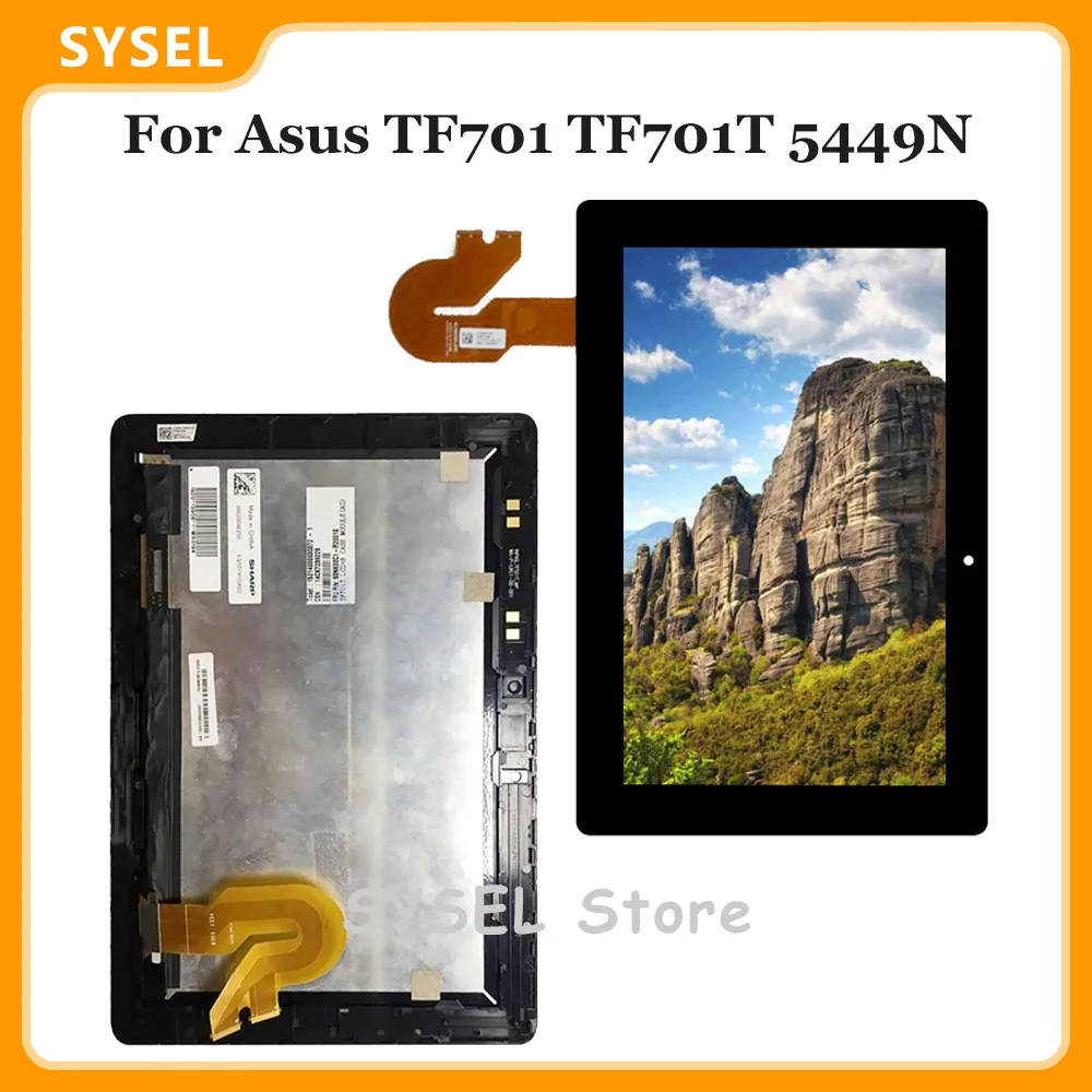 ЖК дисплей с дигитайзером и сенсорной панелью в сборе для Asus TF701 TF701T 5449N|ЖК-экраны