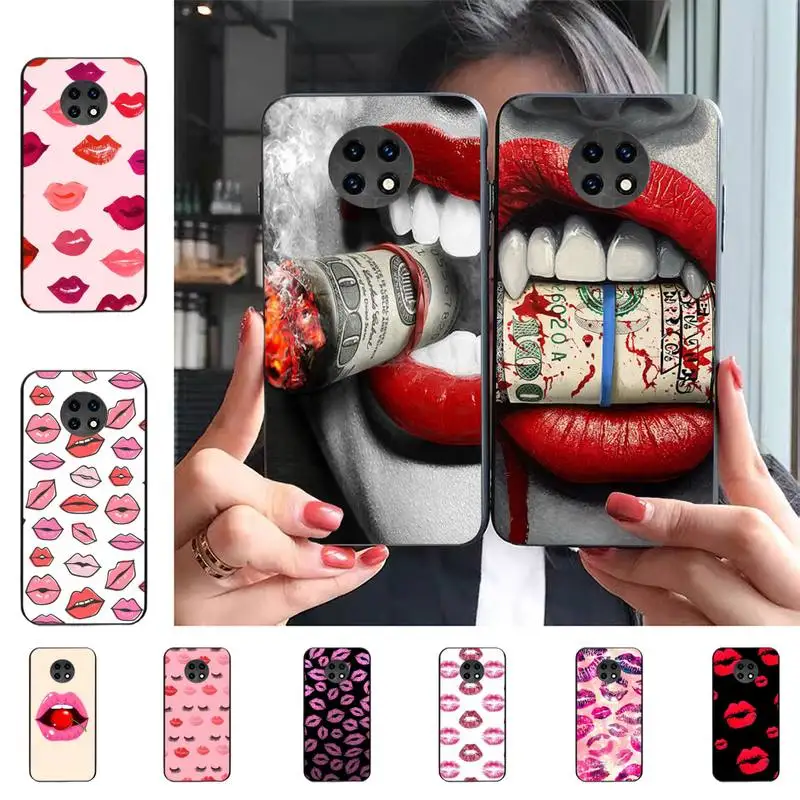 

Sexy lips Phone Case For Redmi 9 5 S2 K30pro Silicone Fundas for Redmi 8 7 7A note 5 5A Capa