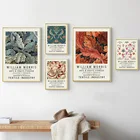 Цветочный рынок Вильям Моррис маргаритки листья настенная живопись холст скандинавские постеры и принты настенные картины для декора гостиной