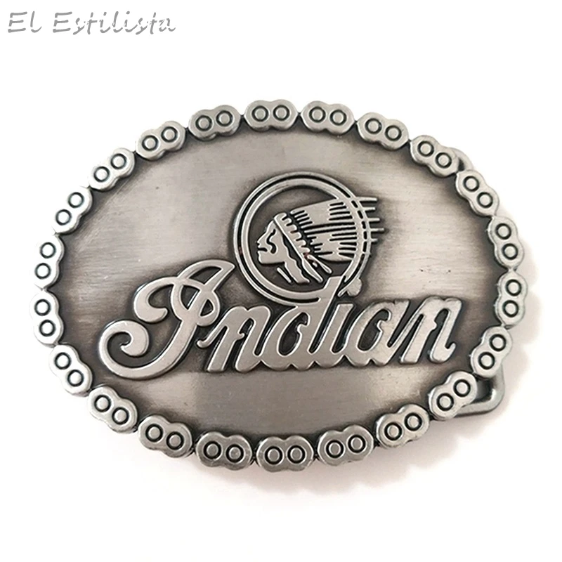 Западная мода металлические мотоциклетные цепи пряжки для ремня винтажные