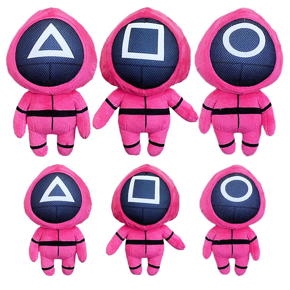 

23CM Squid Game Korean Funny Plush Dolls Kawaii Axolotl Plush Toy Animal Stuffed Doll for Kids Birthday Cchristmas Gifts