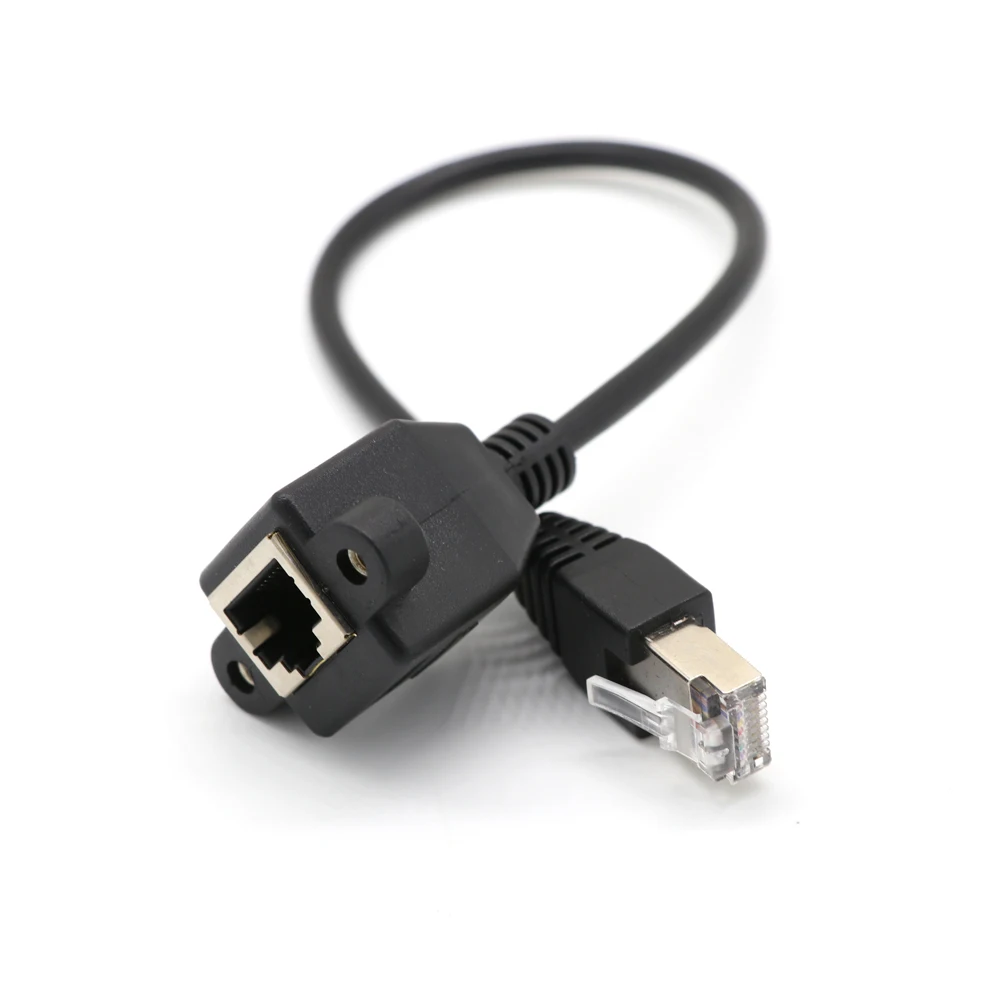 Сетевой Удлинительный кабель RJ45 штырь гнездо Соединительный шнур Ethernet 30 см| |