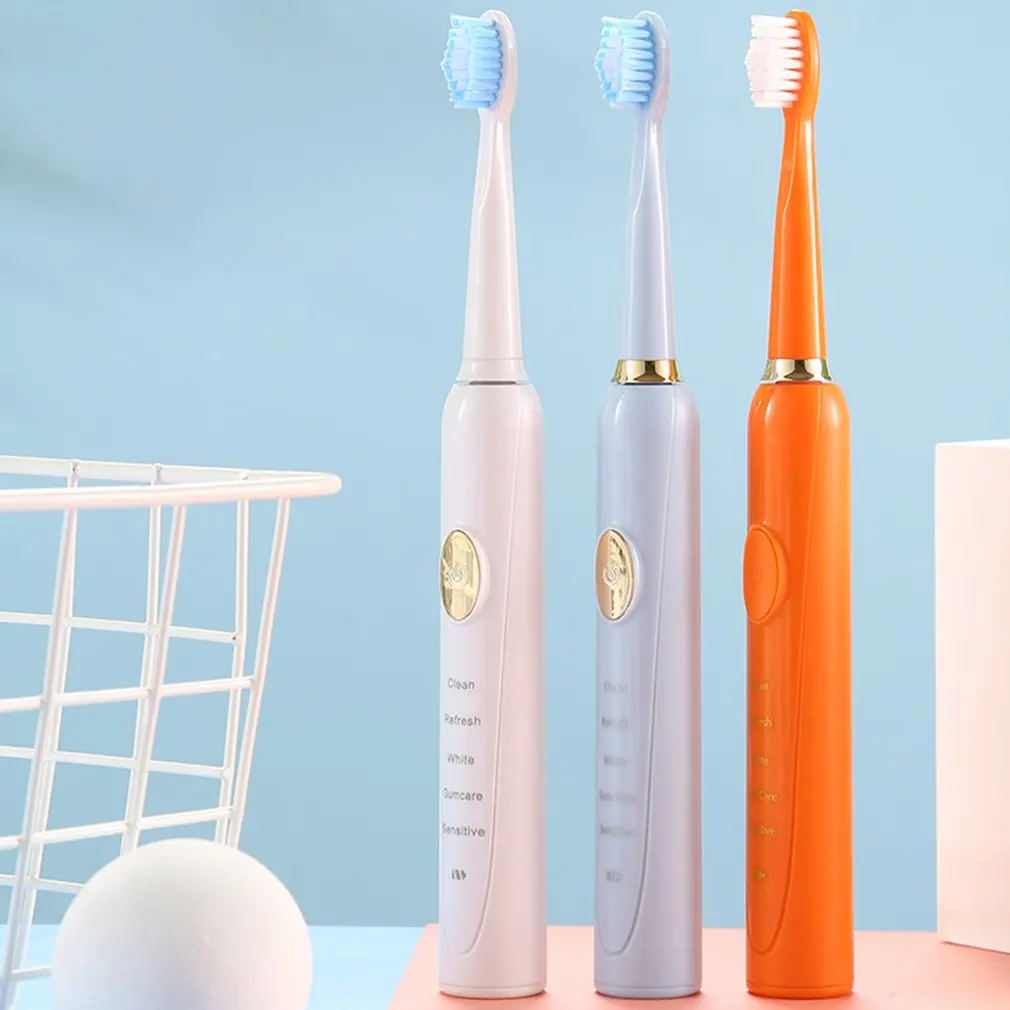 

IPX7 Waterproof Rechargeable Smart Sonic Soft and Soft Wire Bristle Electric Toothbrush