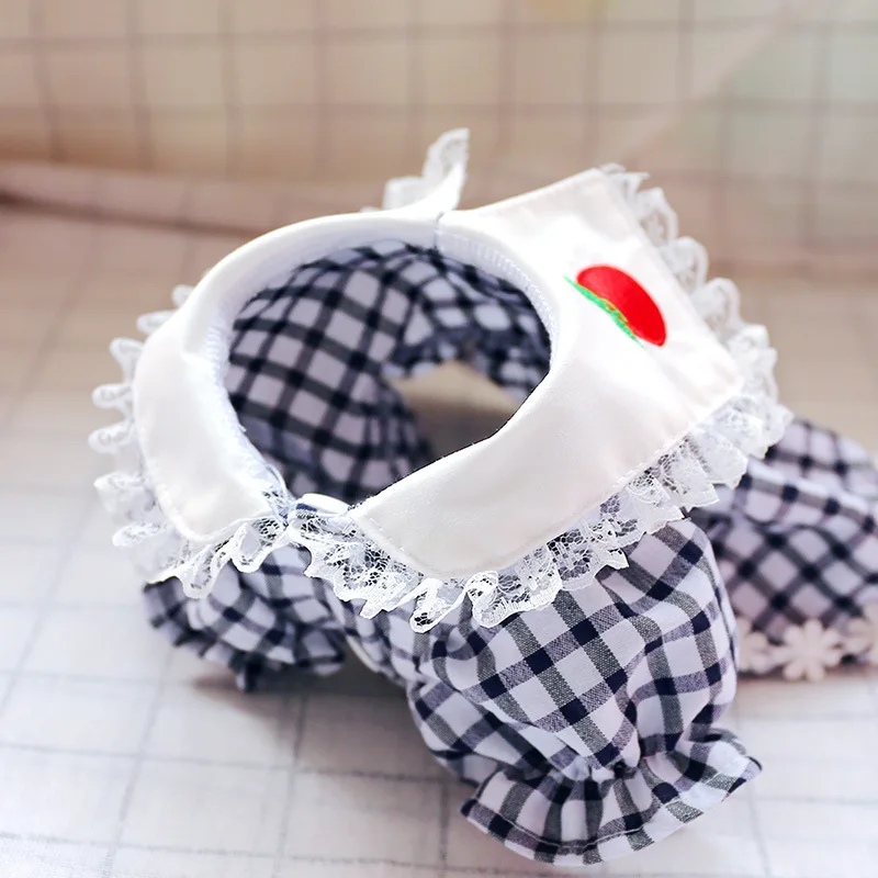 Cute Lace Collar Dog Dress Summer Clothes Puppy Princess Skirt Dresses Yorkshire Poodle Pomeranian Bichon Schnauzer Clothing | Дом и сад