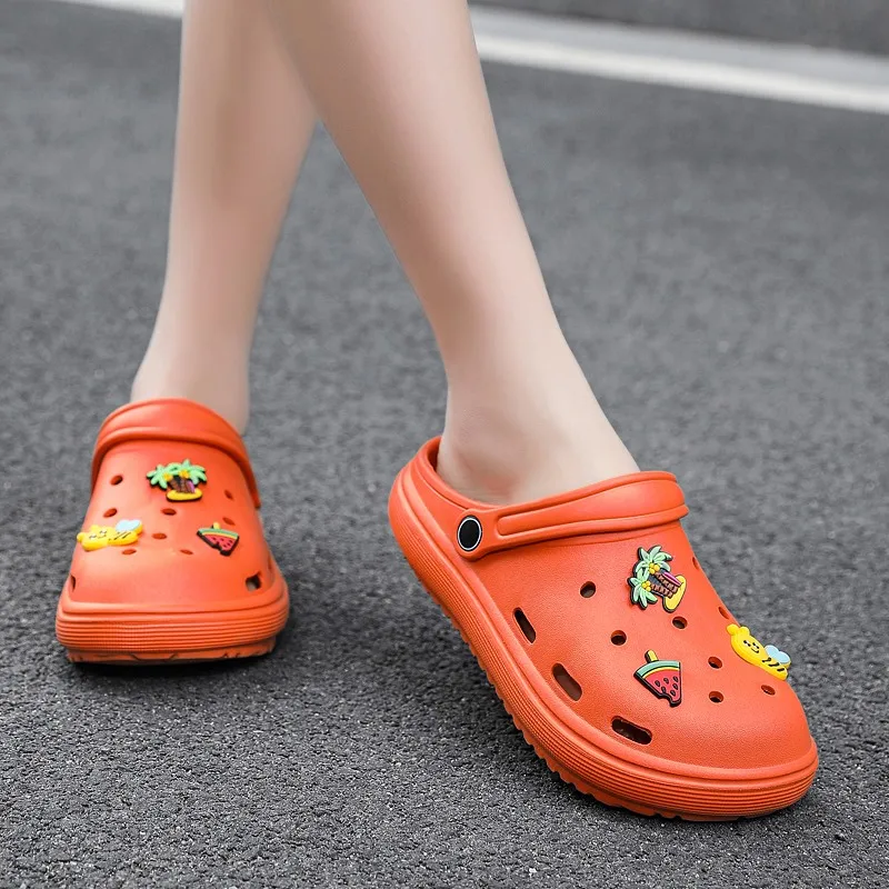 Мюли и Сабо женские сандалии на плоской подошве повседневные пляжные шлепанцы