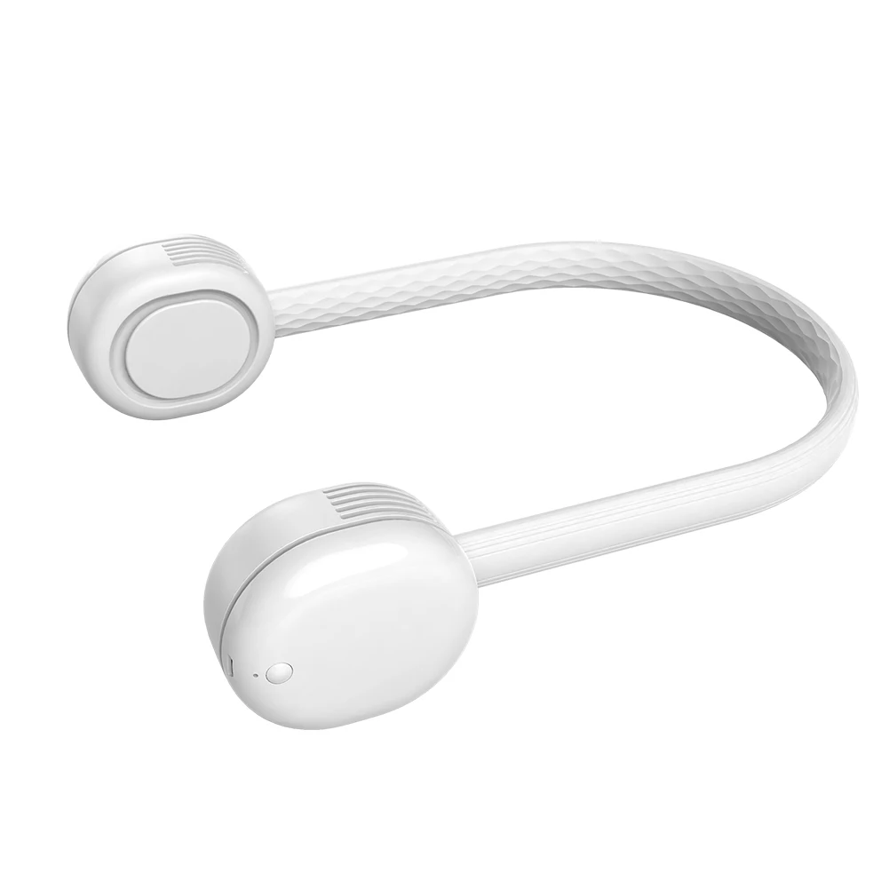 

Portable Wearable Lazy Sports Halter Fan Mini Hanging Neck Fan USB Rechargeable Cover Halter Sports Fan Air Cooler Outdoor new