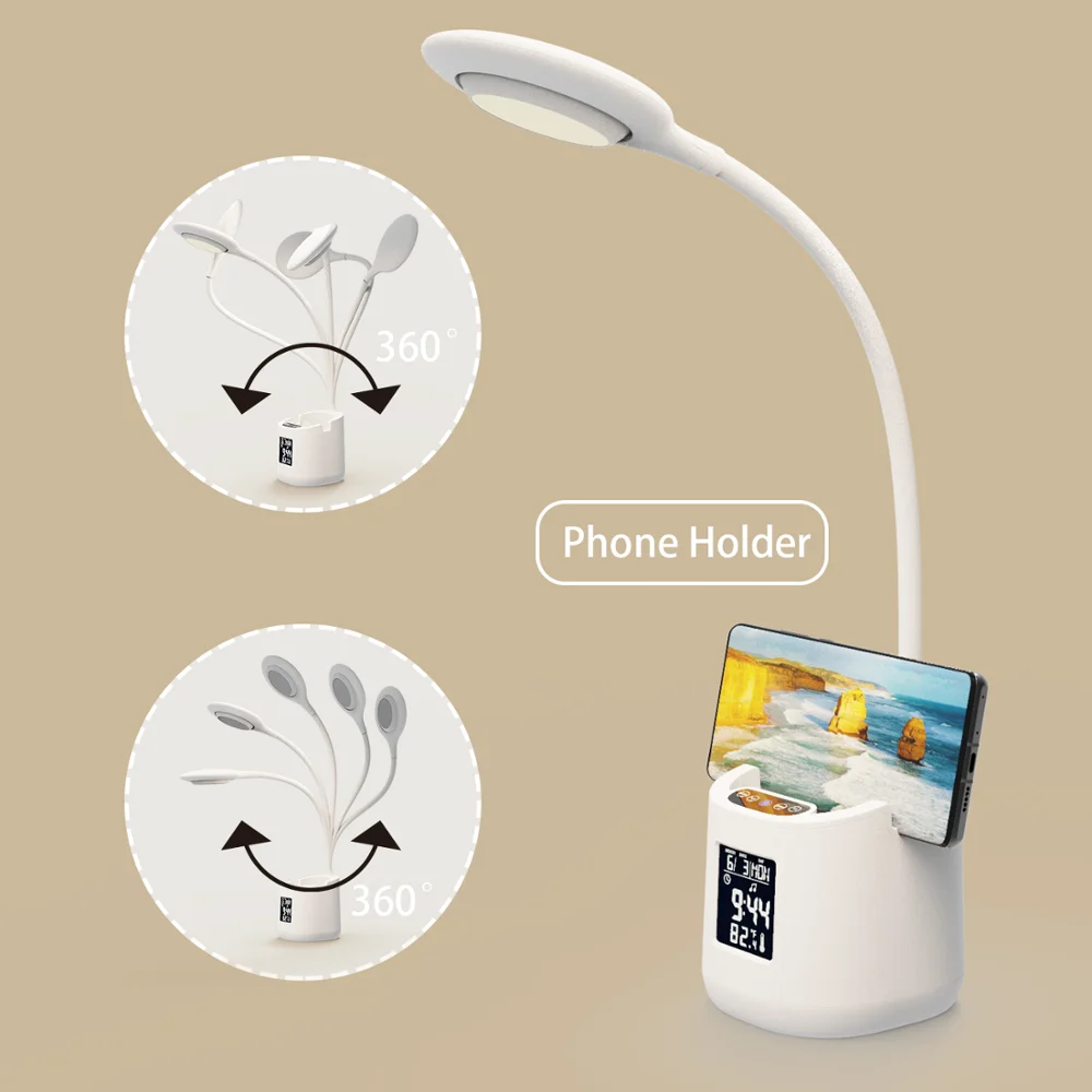 Настольная лампа для учебы светодиодная настольная с регулируемой яркостью 3