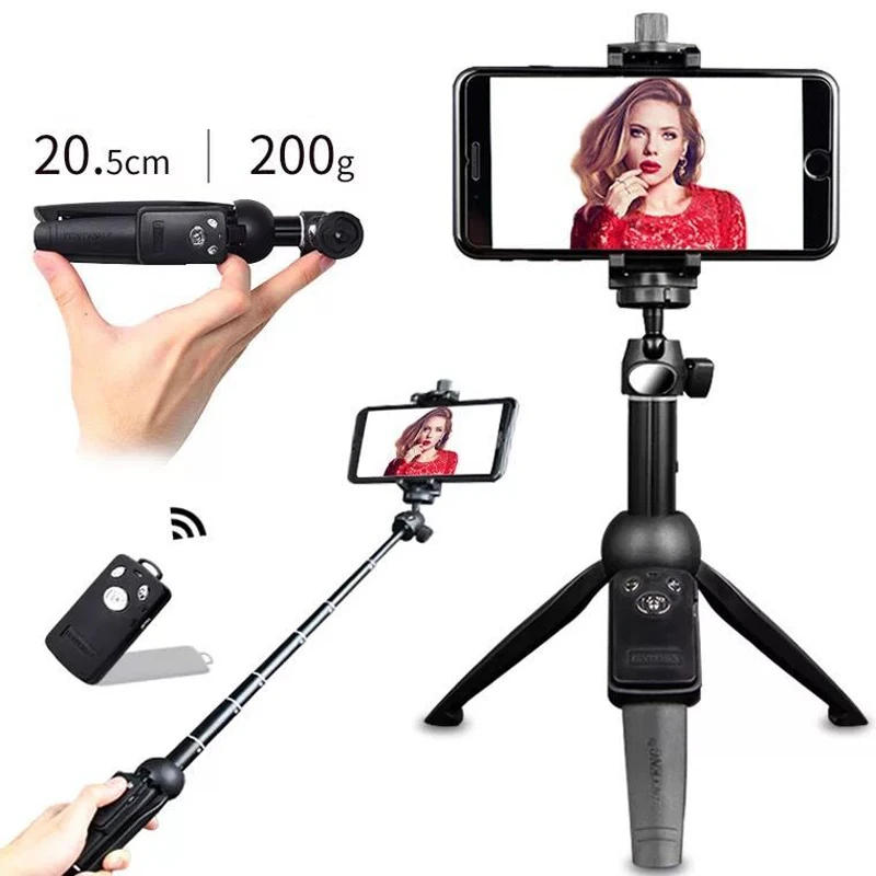 

Yunteng Extendable Selfie Stick Tripod Monopod with Bluetooth Remote Shutter Universal for iPhone XS X 7plus Smartphones Gopro