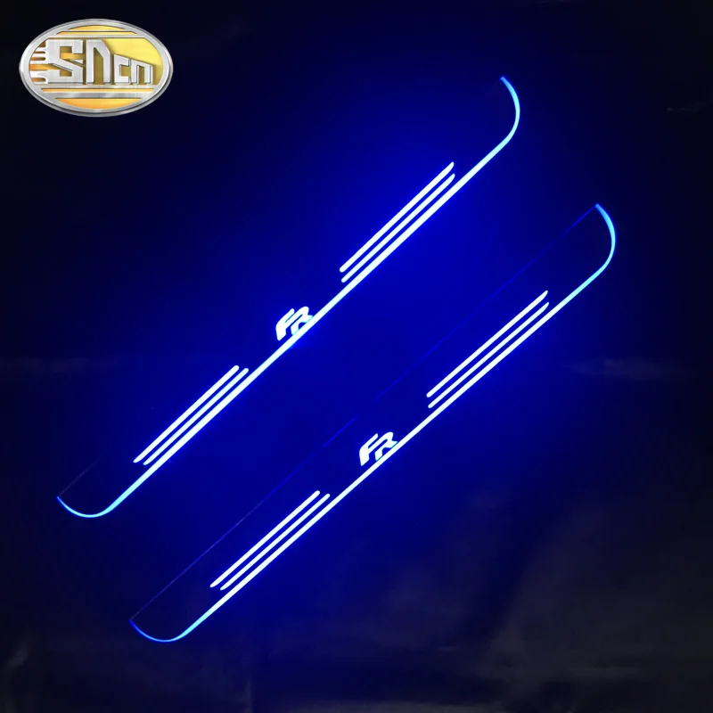 Индивидуальные движущийся светодиодный Добро пожаловать педаль автомобиль