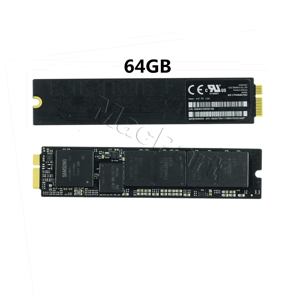 Ноутбук A1370 A1369 SSD 64 ГБ 128 256 для Apple Macbook Air 11 &quot13&quot твердотельный накопитель 6 + 12