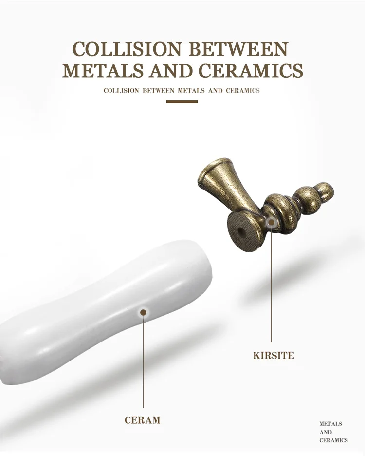 Белые керамические дверные ручки, европейские ручки для антикварной мебели, ручки и ручки для кухонного шкафа
