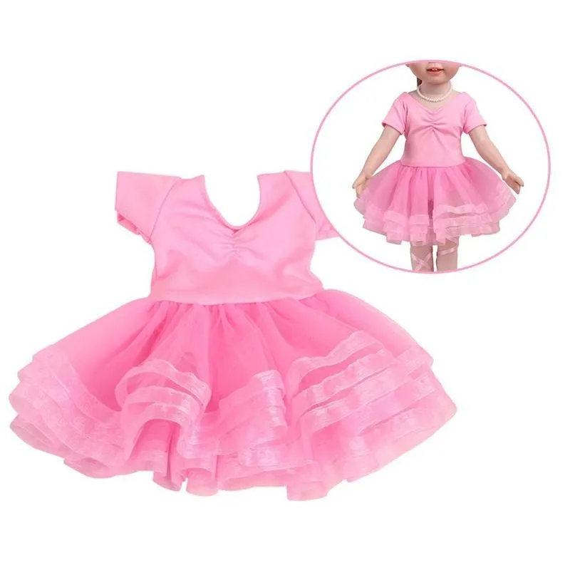 

for 18-inch Dolls Skirt Doll Clothes For 18 Inch American Doll Light Handmade Pink, Purple, Clothes Fashion Blue Lovely N2V5