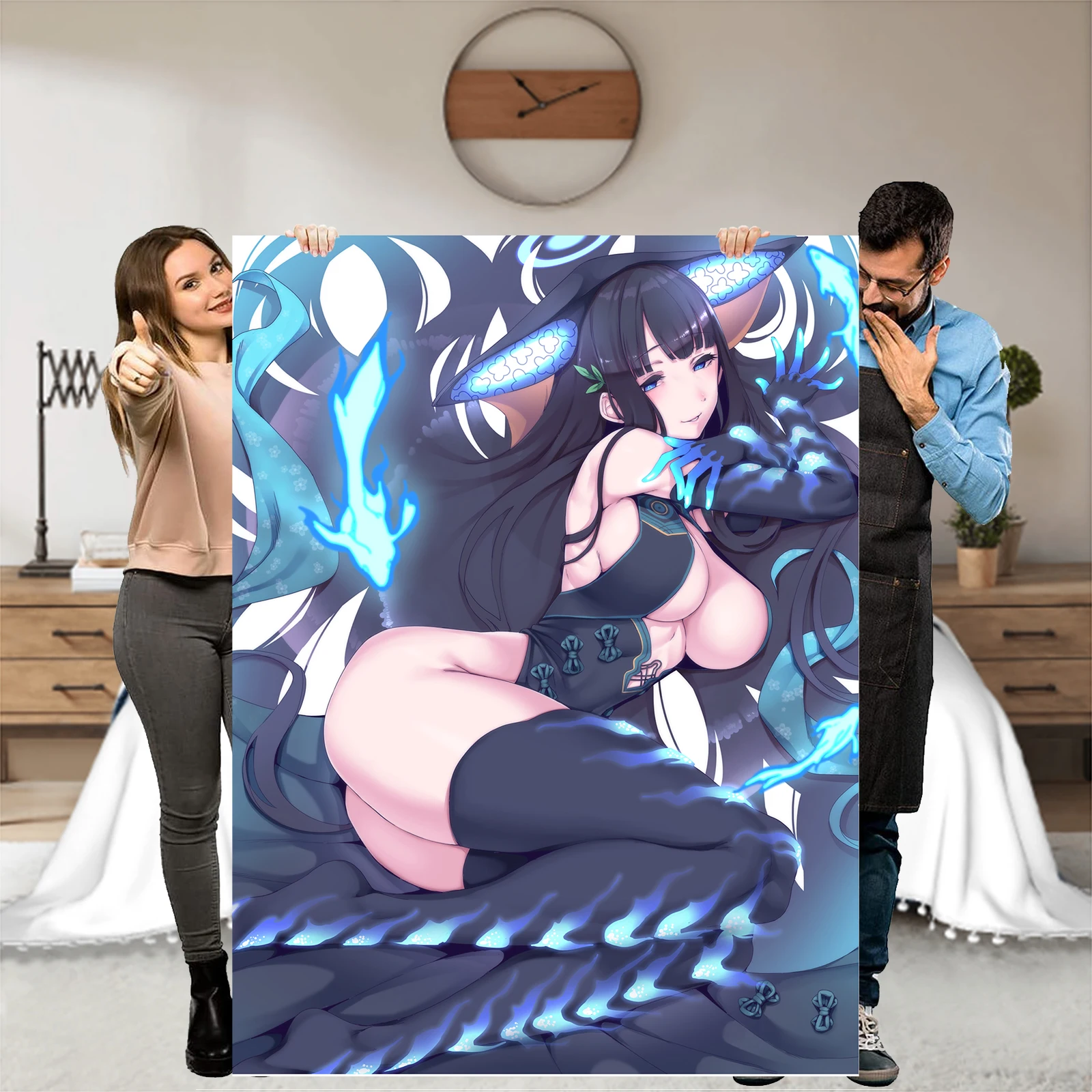 

Fate Grand Order Poster Blanket FGO Imperial Concubine Yang CG Throw Doujinshi Poster Blankets Hentai Anime Sexy Doujin Throws