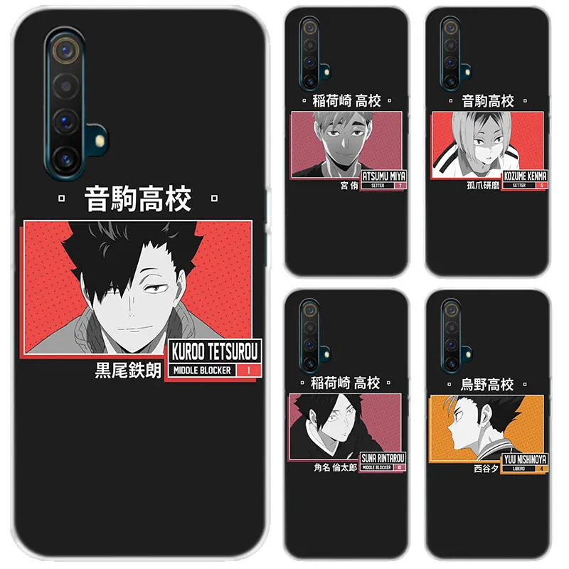 

Haikyuu Hinata Attacks Case For Realme 5 6 7 X7 X50 Q2 Pro XT V3 V5 C3 7I C17 C11 C12 C15 Phone Silicone Soft TPU Cover