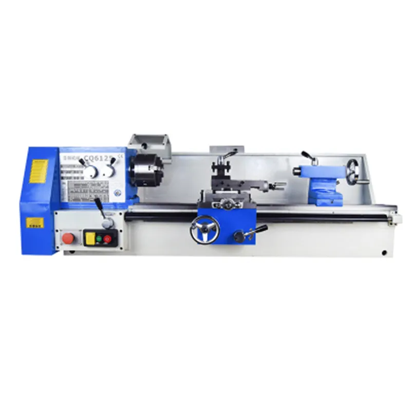 

CQ6125 Multi-function High Precision Metal Lathe Micro Lathe Woodworking Bench Lathe Machining Center Small Household Lathe