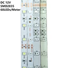 Водонепроницаемая светодиодная лента RGB, 1 м, 2 м, 3 м, 4 м, 5 м, 2835 В постоянного тока, 60 светодиодовм, гибсветильник световая лента, лента белоготеплого белогосинего цветов