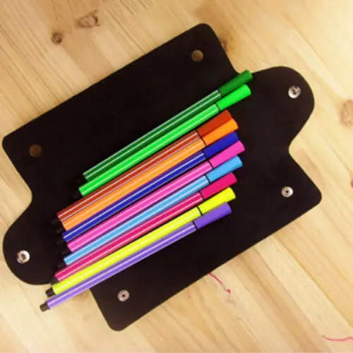 4 цвета Женский пенал для девушек школьные канцелярские принадлежности