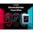 Новый компьютер Deepblu Cosmiq + для погружения с аквалангом, умные часы для погружения в воду, глубина 100 м, Нитрокс 200, погружение в брелок, хранилище PPO2