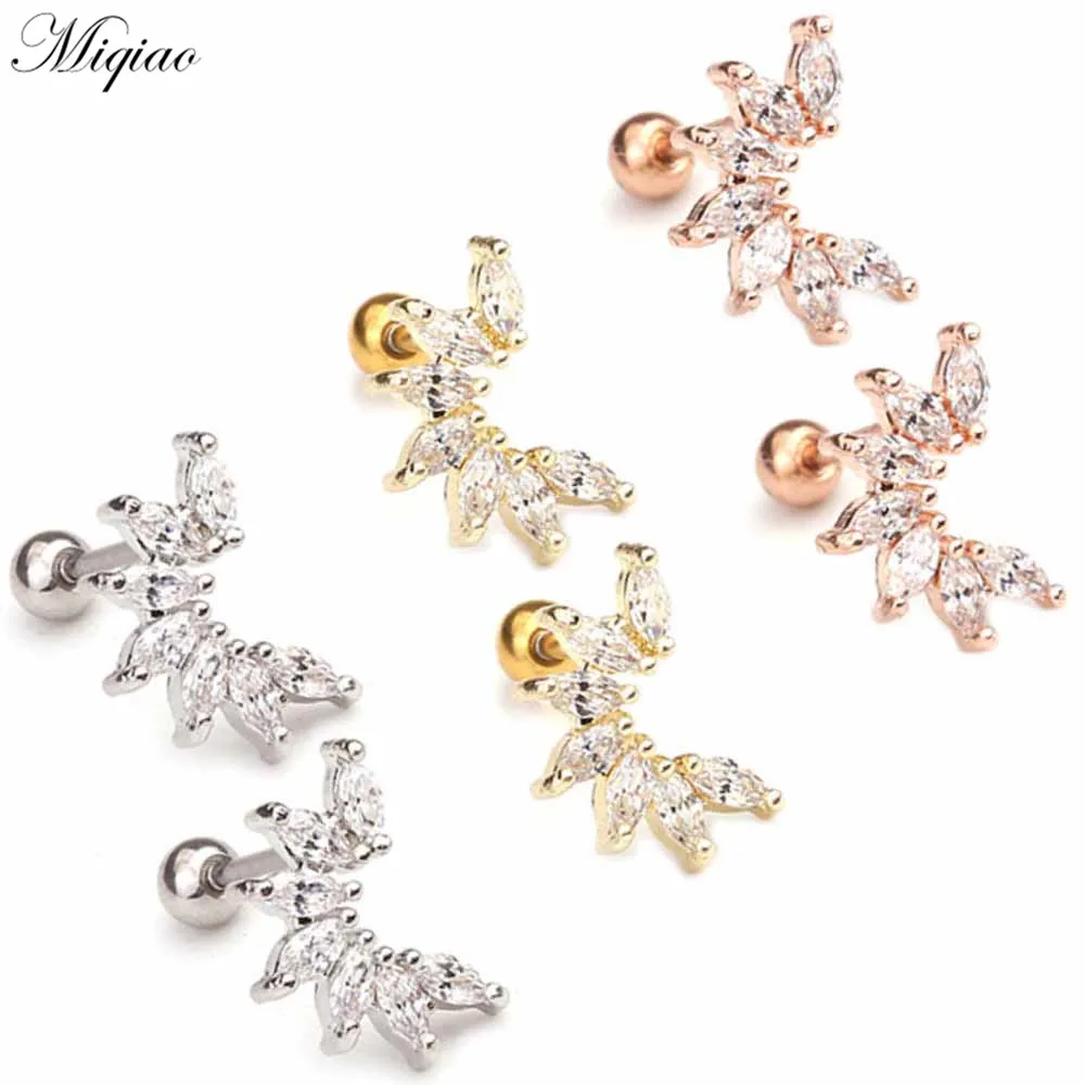 

Miqiao 2pcs New Personality Diamond-studded Straight Threaded Earrings, Exquisite Piercing Jewelry