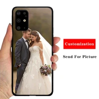 hot custom photo diy picture phone case cover for samsung s21 s20 s8 s9 s10 plus note 9 10 20 ultra soft tpu coque fundas