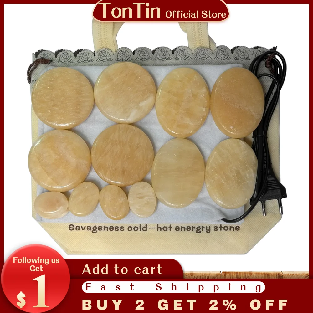 Новый массажный камень с естественной энергией горячий Нефритовый для спа