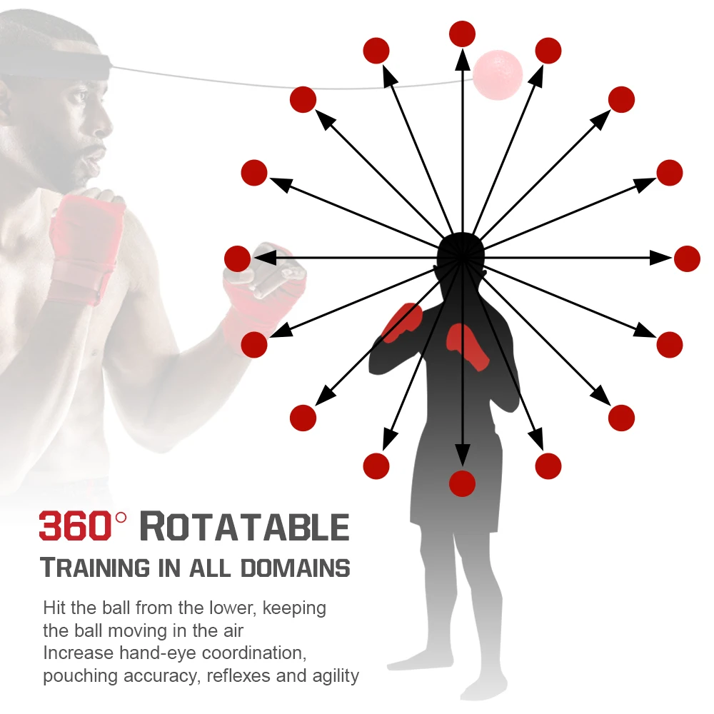 Боксерский скоростной удар мяч Sanda боксер повышение реакции силы рук глаз