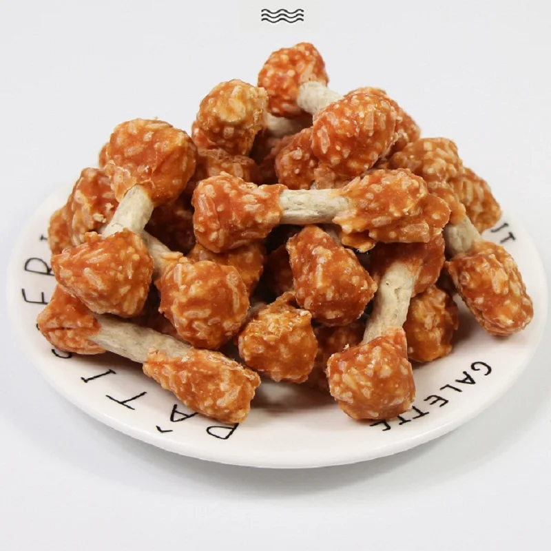 Закуски для собак кормление 100% свежих куриных шариков корм щенков жевания